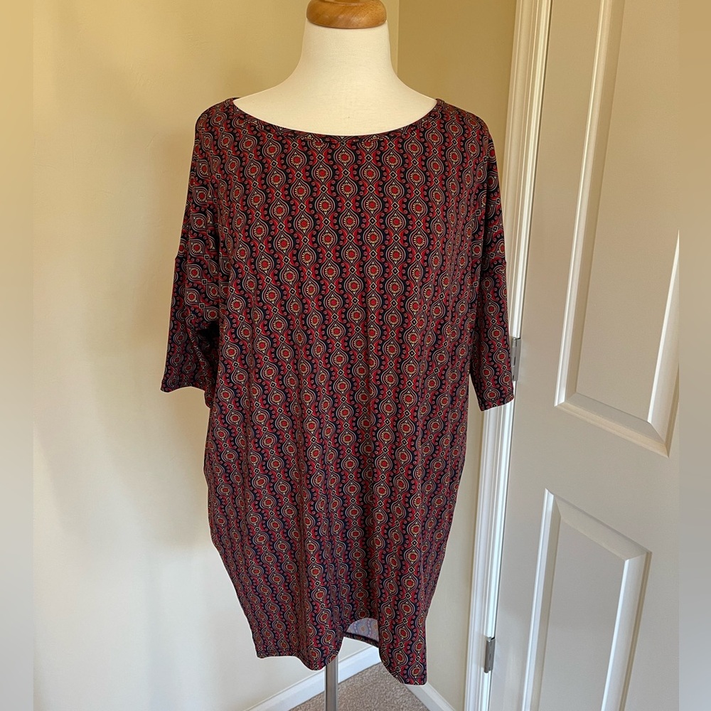 NWOT! LuLaRoe multi color tunic Sz M